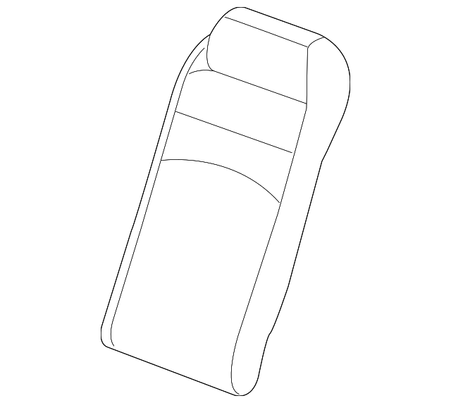 19123192 SEAT BACK COVER, LEFT