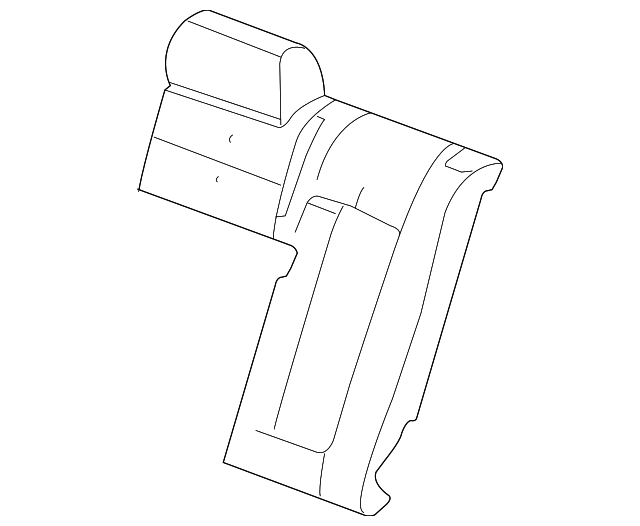 88991688 SEAT BACK PAD, RIGHT