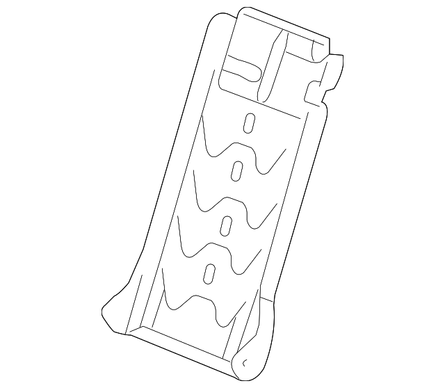 88991694 SEAT BACK FRAME, LEFT