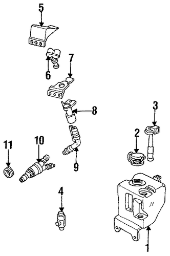 Allante HEADLAMP WASHERS / WIPERS