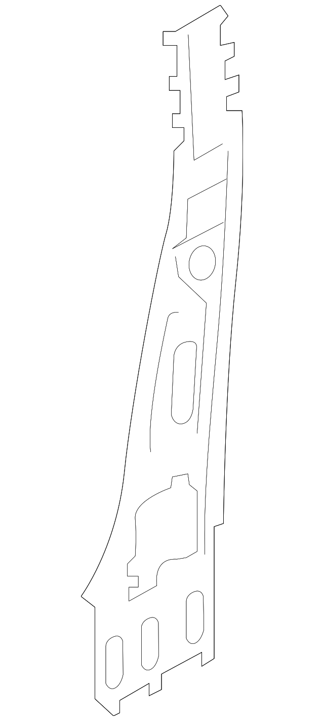 FT4Z-5824383-A Деталь INNER CENTER PLR, LEFT