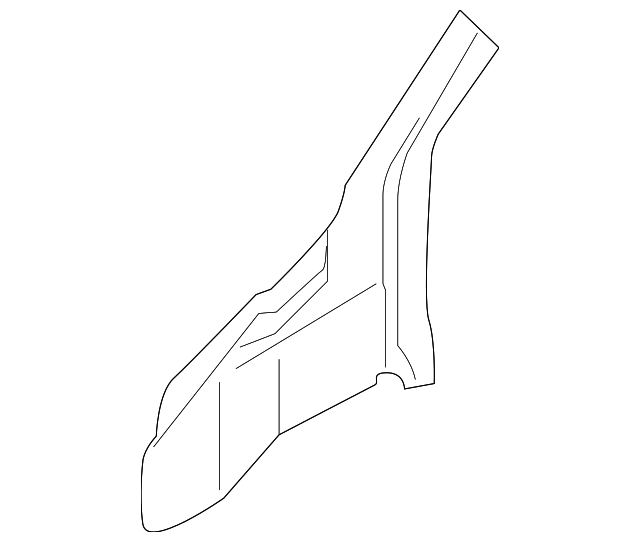 FT4Z-5802508-A Деталь UPPER PLR REINF, RIGHT
