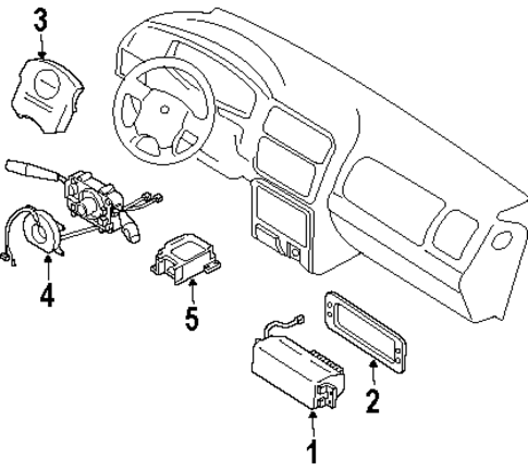 Rodeo AIR BAG COMPONENTS