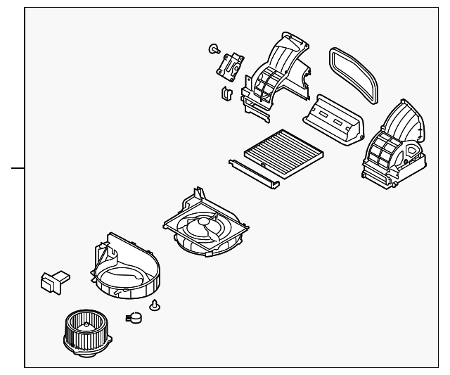 97207-1M100 Деталь BLOWER ASSY