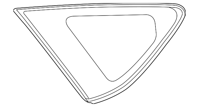 62710-47070 Деталь QTR GLASS, RIGHT