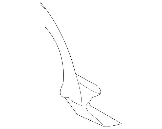 51242AG0609P Деталь OUTER REINF, RIGHT