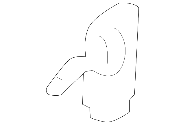 87406-9N02A Деталь RECLINE COVER, LEFT