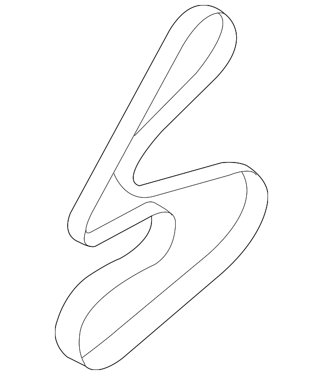 25212-3E050 Деталь SERPENTINE BELT