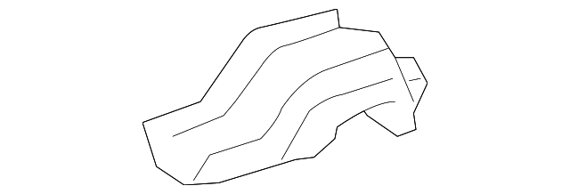 16533-0A040 Деталь RADIATOR ASSY UPPER BRACKET, LEFT