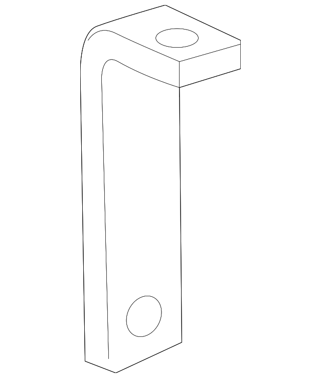86819-3E000 Деталь FENDER LINER BRACKET, LEFT
