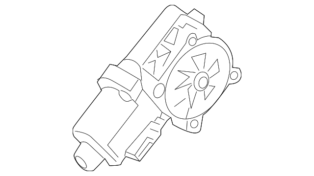 22871011 Деталь WINDOW MOTOR, LEFT