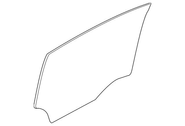 20905114 Деталь DOOR GLASS, LEFT