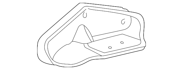 F5TZ6031A Деталь MOTOR MOUNT BRACKET, LEFT