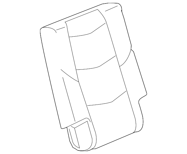 23450199 Деталь SEAT BACK COVER