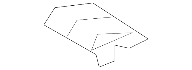 65121-2E001 Деталь FRONT C'MEMBER BRACKET