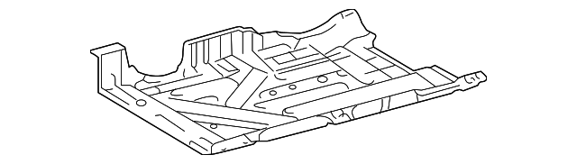 58167-0E012 Деталь FLOOR COVER, LEFT