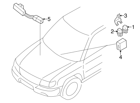 Forester DAYTIME RUNNING LAMP COMPONENTS