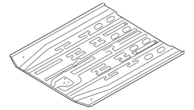 74300-2Z330 Деталь FRONT FLOOR PAN