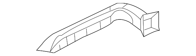 5134446AE Деталь FRONT DUCT, RIGHT