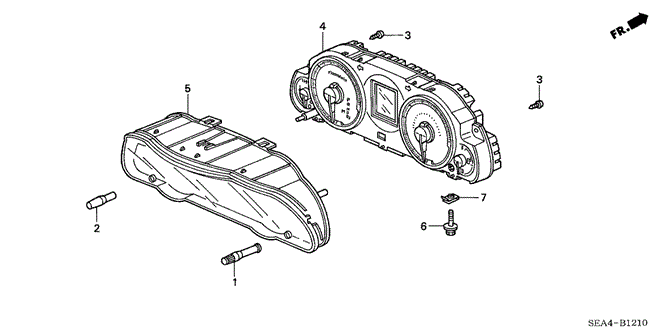 TSX SEDAN METER COMPONENTS (DENSO)