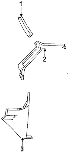 Bronco INTERIOR TRIM - PILLARS