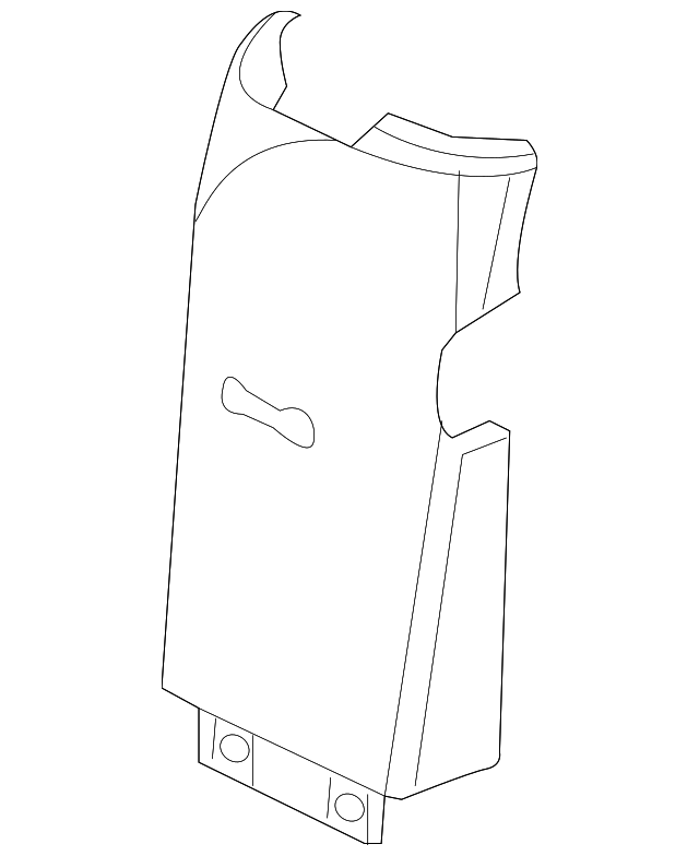 51-43-7-309-037 Деталь FRONT COVER, LEFT