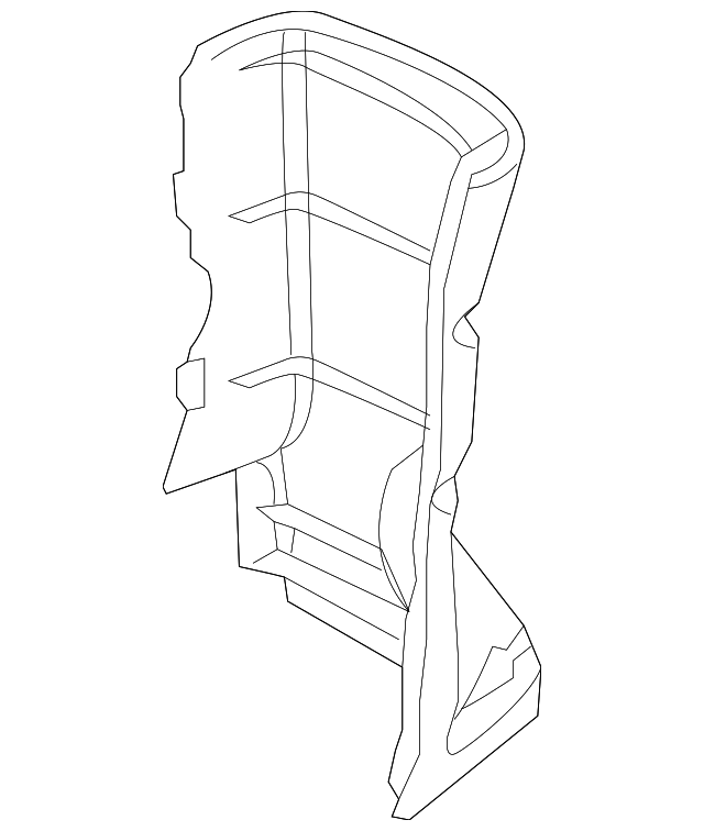 51-43-7-309-039 Деталь REAR COVER, LEFT
