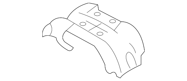 C2355365Z Деталь FLOOR C'MEMBER REAR SUPPORT