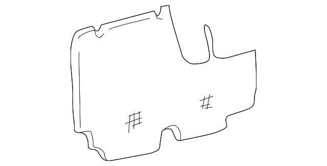 88941124 BACK PANEL, LEFT
