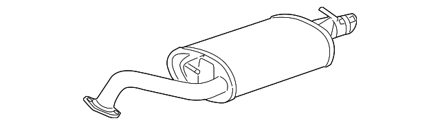 17430-0D460 Деталь MUFFLER & PIPE