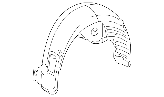 230-698-01-30 Деталь WHEELHOUSE LINER, LEFT