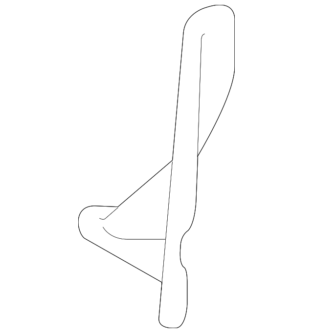 230-637-05-38 Деталь REAR BRACE, LEFT