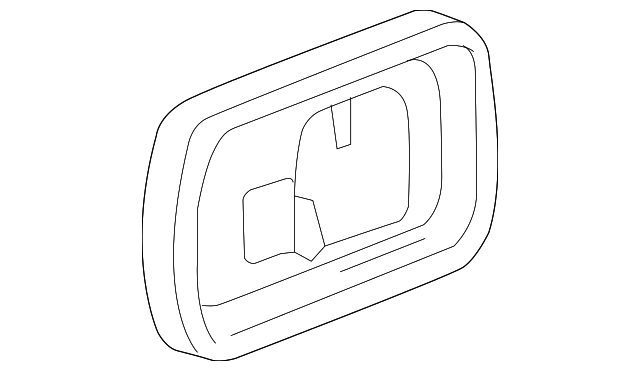 20934640 Деталь HANDLE BEZEL, LEFT