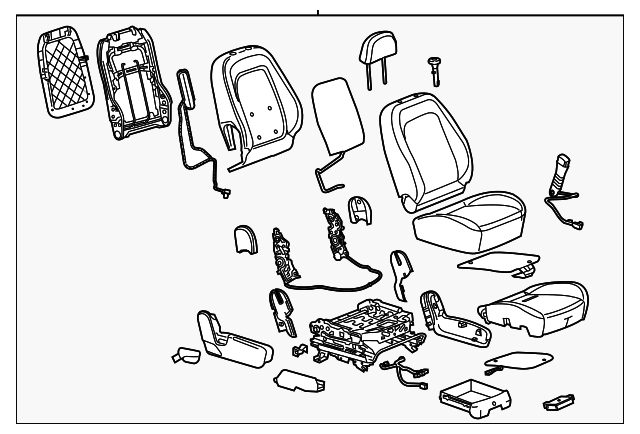 22809188 Деталь SEAT ASSY