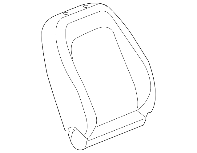 22761151 Деталь SEAT BACK COVER