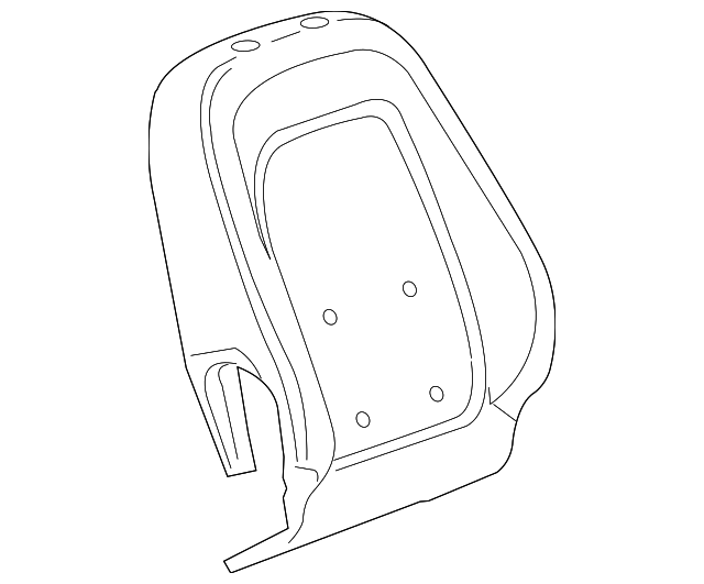 22789383 Деталь SEAT BACK PAD