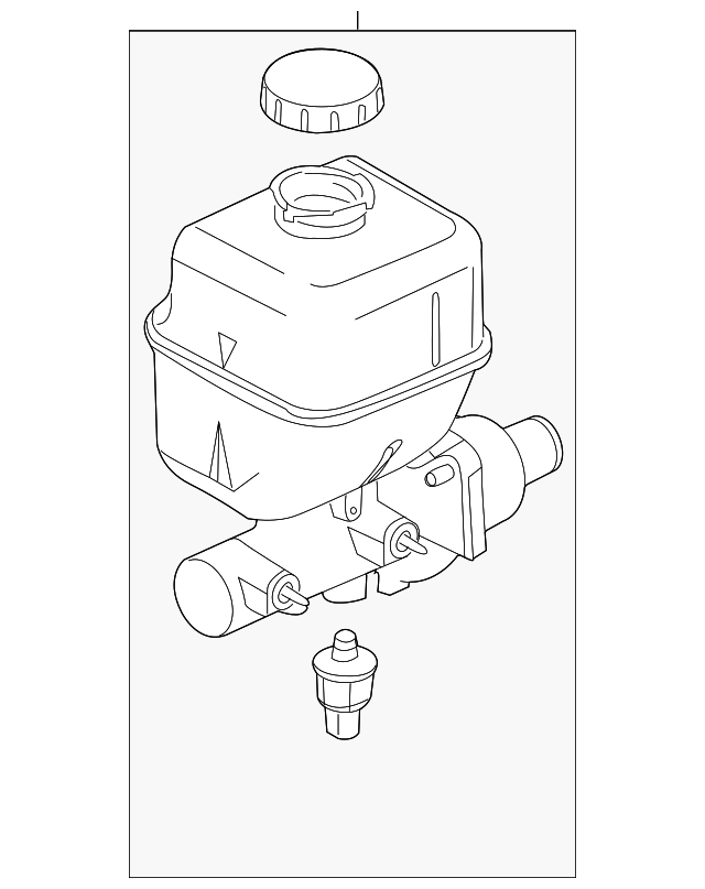 8C3Z2140K Деталь MASTER CYLINDER