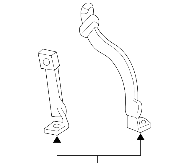 1C3Z-25611B60-AAC Деталь CENTER SEAT BELT