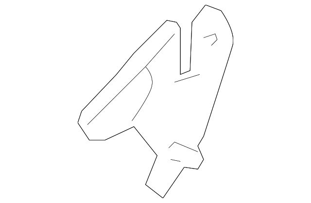 88031-2L000-9K Деталь HINGE COVER, LEFT