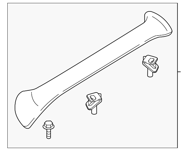 K6050-3YM1A Деталь SPOILER