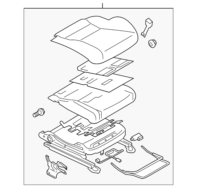 64139CA000VL Деталь CUSHION ASSY, RIGHT