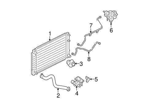Escape RADIATOR & COMPONENTS