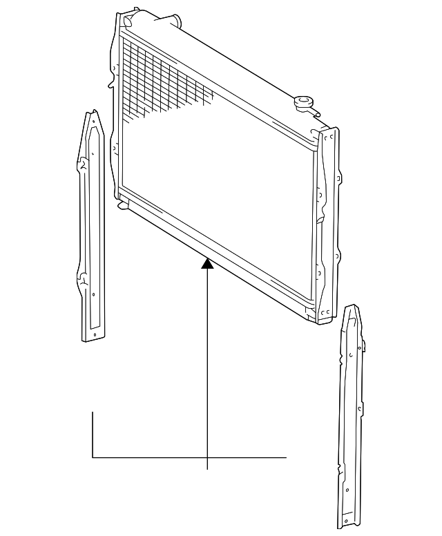 16410-07061 Деталь RADIATOR ASSY