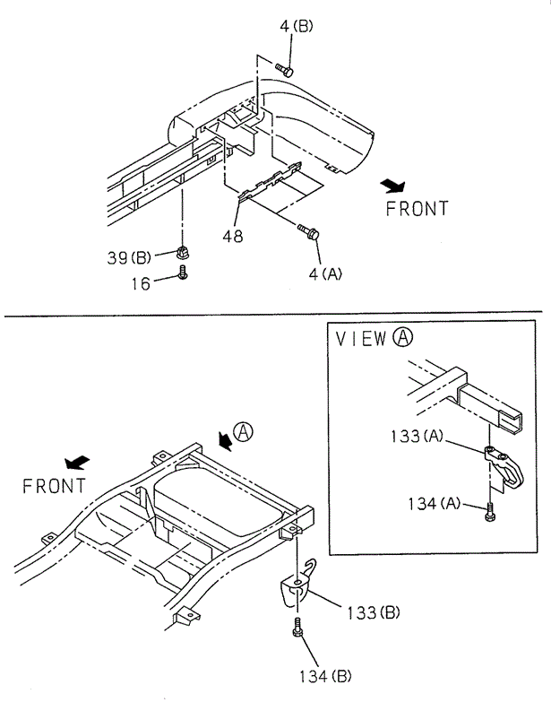 INTERIOR / BUMPER/REAR BUMPER (2) for 1998 Acura SLX #1
