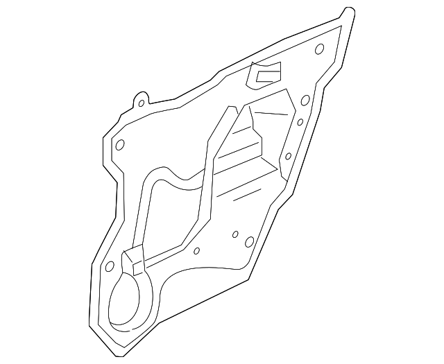 25723826 Деталь WATER DEFLECTOR, RIGHT