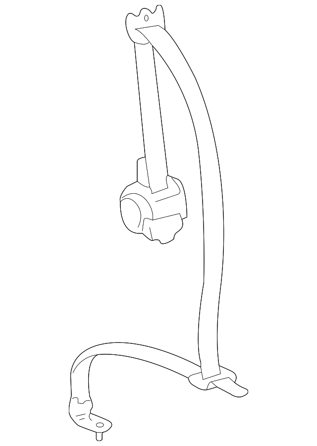 73360-AE011-B0 Деталь BELT & RETRACTOR, RIGHT