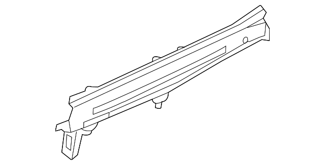 64515-B1000 Деталь APRON/RAIL ASSY UPPER BRACKET, LEFT
