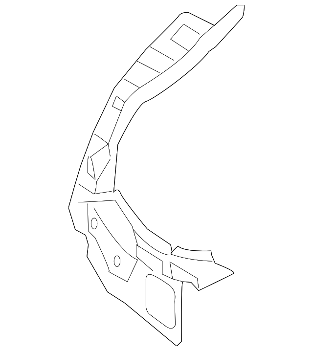 64735-B1000 Деталь RAIL END, LEFT