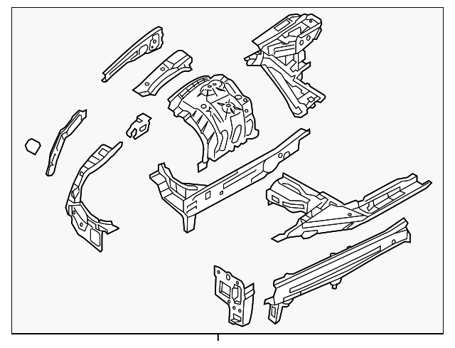 64600-B1000 Деталь APRON/RAIL ASSY, RIGHT