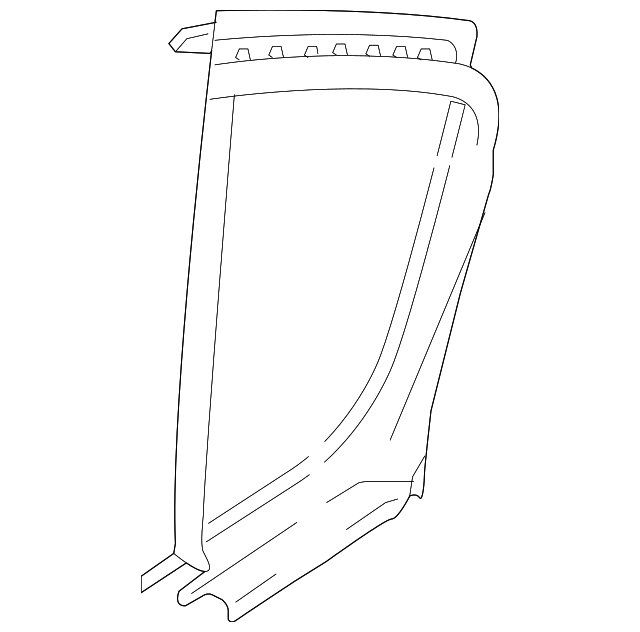 8467575KA0 Деталь WEATHERSTRIP, LEFT